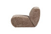 Miniatura Sillón Terciopelo Craquelado Marrón Claro Nomu 5