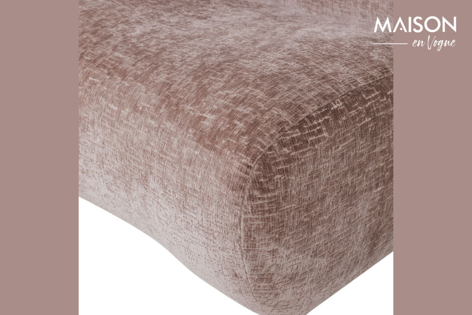 Material El sillón está tapizado con la tela Izzy