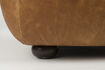 Miniatura Sillón Wyatt de cuero encerado color coñac 11