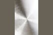 Miniature Silver steel side table Snow Brushed 2