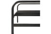 Miniature Single trundle bed 90x200cm metal black LUCY 8