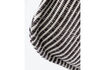 Miniaturansicht Sitzkissen 48x48 cm Gestreift Schwarz/Off-white HDCuun 4