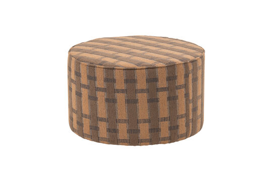 Schauen Sie die Produktbeschreibung an sitzpouf niedrig Chenille Braun/Rosa SARLI Sitzpouf niedrig Chenille Braun/Rosa SARLI