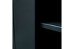 Miniature Sliding Door Cabinet 120cm Pine Matt Black MOVE 8