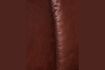 Miniature Slowboy 3-seater brown leather sofa 4