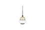 Miniature Small beige iron pendant lamp Bumble Clipped