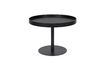 Miniature Small black wood side table Yuri 1