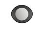 Miniature Small black wooden mirror Aren Clipped
