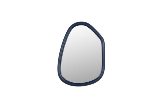 Small blue wooden mirror Looks Clipped