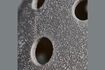 Miniature Small candlestick in Artie grey clay 3