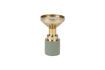 Miniature Small green aluminium candlestick Glam 1