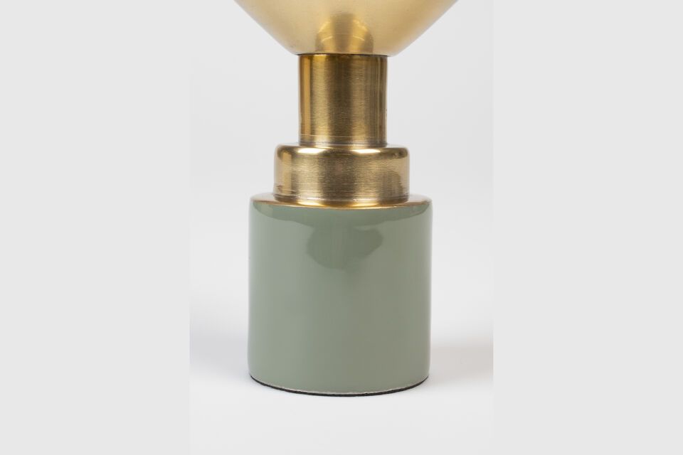 Its light-catching verde finish will make this candleholder the center of attention on your tables