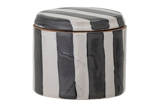 See the product profile small jar with black stoneware lid Serina Small jar with black stoneware lid Serina