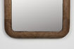 Miniature Small rectangular mirror in beige wood Nyko 4
