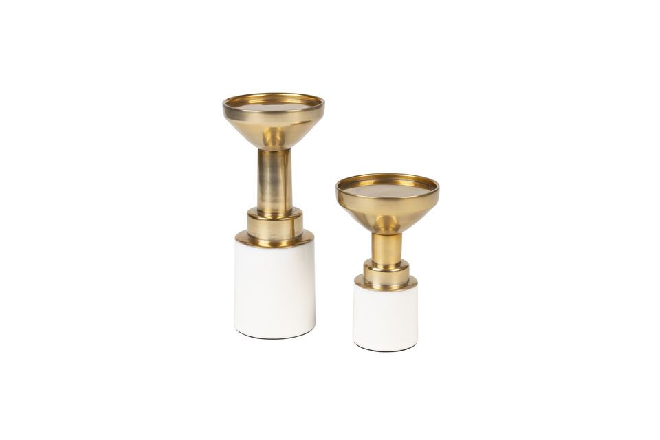 Made from white aluminum