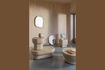 Miniature Small white wooden mirror Looks 6