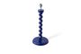 Miniature Socle de lampe en aluminium bleu foncé Twister Détouré