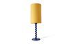 Miniature Socle de lampe en aluminium bleu foncé Twister 3