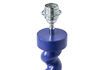 Miniature Socle de lampe en aluminium bleu foncé Twister 7