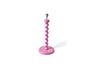 Miniature Socle de lampe en aluminium rose Twister 1