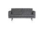 Miniatura Sofá 2,5 plazas tela rayas negro/gris Rodeo Clipped