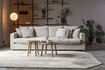 Miniature Sofa 3-seater in beige fabric Sense 6