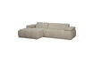 Miniatura Sofá chaise longue izquierda borreguito beige mezcla Mojo 1