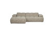 Miniatura Sofá chaise longue izquierda borreguito beige mezcla Mojo 4