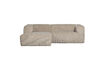 Miniatura Sofá chaiselongue izquierda tela de pana Travertin BEAN 4