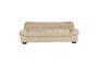 Miniatura Sofá de 3 plazas de poliéster beige Douglas Clipped