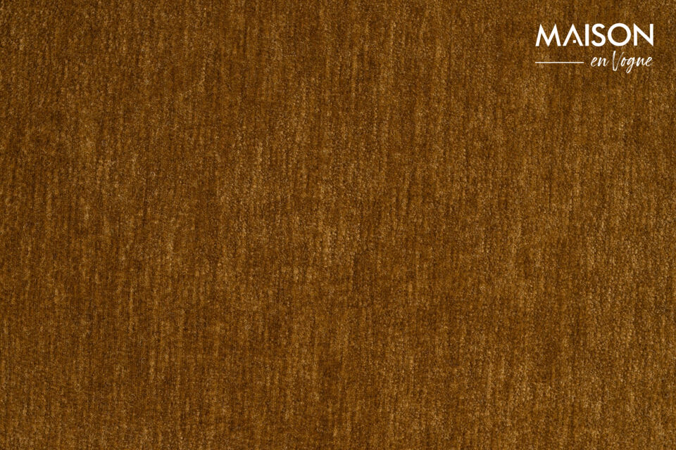 Sofá de 4,5 plazas con chaise longue derecha ocre Hodge - 8