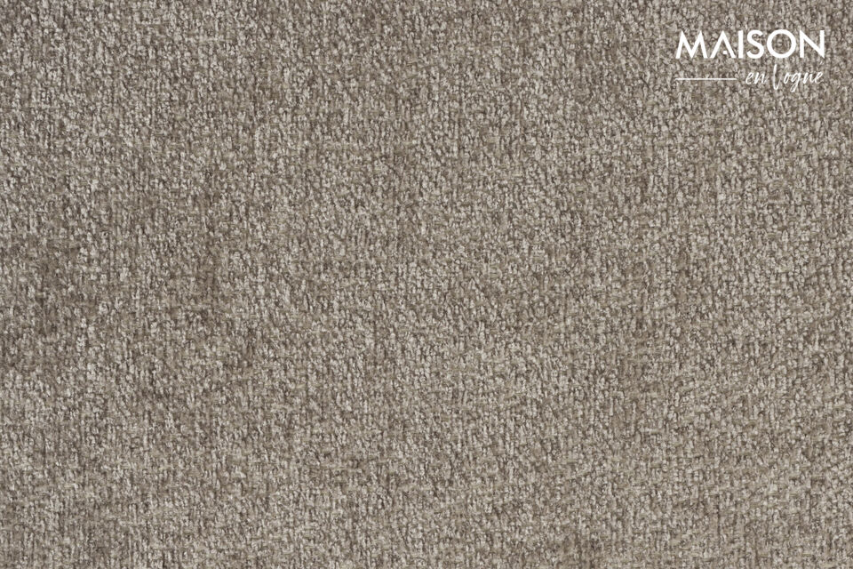 Sofá de 4,5 plazas en tejido beige Rocca - 10