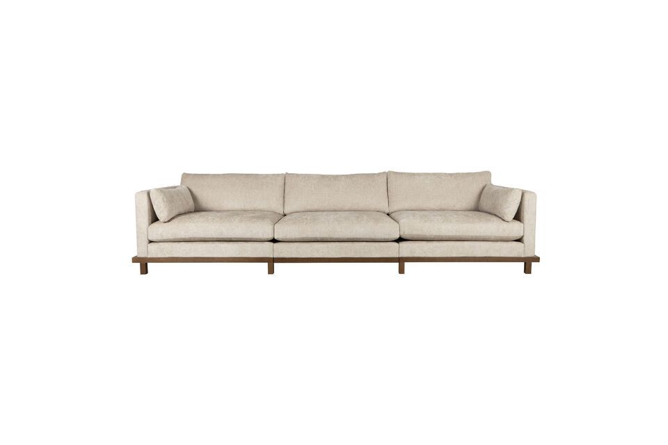 Sofá de 5 plazas en tela beige Blossom Zuiver