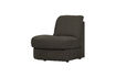 Miniaturansicht Sofa-Element 1-Sitzer runde Ecke links Anthrazit Stoff FAMILY 1