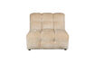 Miniature Sofa Element Hackman No Arm Velours Beige 1