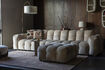 Miniature Sofa Element Hackman With Arm Left Velours Beige 2