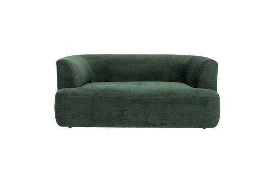 Sofa L165 cm Green Polyester Morgan Clipped