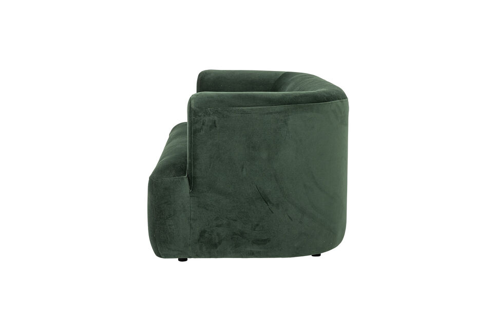 The timeless color and soft surface add peace and character to the room