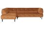 Miniature Sofa left corner velvet cinnamon Lloyd Clipped