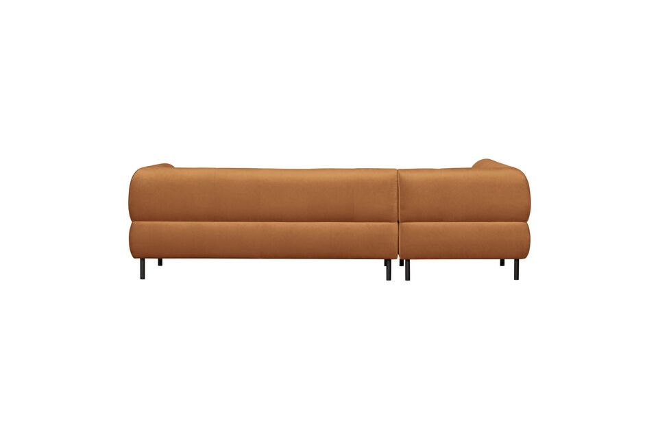 The Lloyd left corner sofa captivates with its generous size and clean design