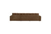 Miniaturansicht Sofa mit Longchair rechts Samt Brass Second Date 4