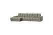 Miniaturansicht Sofa mit Récamiere links Struktur-Samt Frost Second Date 1
