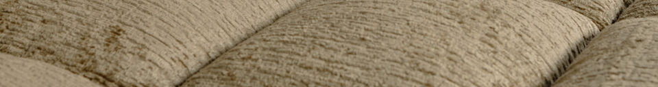 Materialbeschreibung Sofa mit Recamiere rechts Struktur-Samt Wheatfield SECOND DATE
