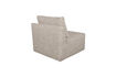 Miniatura Sofá modular Prosper de 1 plaza color capuchino 4