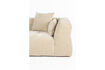 Miniature Sofa with left chaise longue beige Hodge 6