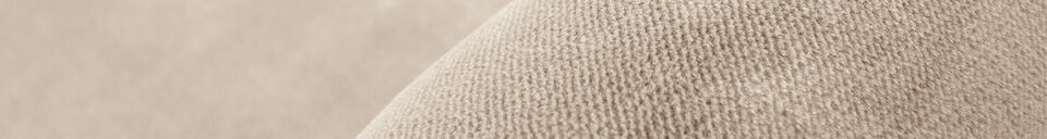Material Details Sofa XL 230 cm velvet off white ROCCO
