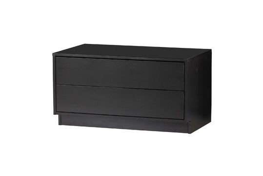 Soporte de tv de madera negro Finca