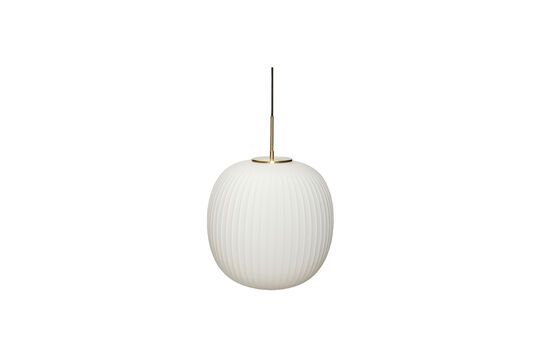Sospensione grande in vetro di ottone Serene