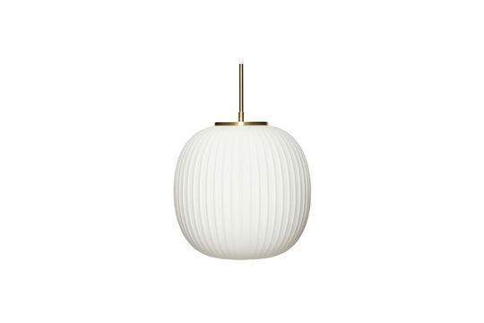 Sospensione piccola in vetro di ottone Serene Foto ritagliata