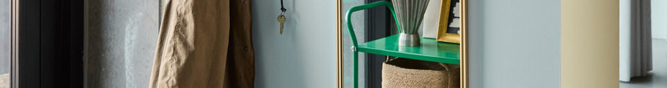 Materiali prima di tutto Specchio 35 x 129 cm dorato HDMirror